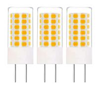 noobibaba GY6.35/G6.35 LED 12V 4W, T4 JC Type Bi-Pin Base, Blanc Chaud 3000K, Remplacement 35W GY6.35/G6.35 Halogène pour Landscape Path Light, Suspension de cuisine, Non-Dimmable, 3 pièces