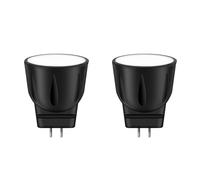 Noobibaba MR8 LED 12V GU4 2W Remplace 20W 2700K 120° 2-Pack