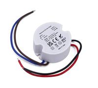 Noobibaba Transformateur LED 12V prise encastrée Mini, Transformateur LED rond 12v 1.25A 15W, transformateur 230V à 12V IP67 socket 1 pièce