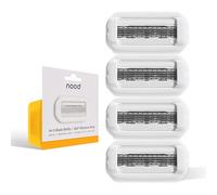 Nood Recharges de lames de rasoir - Rasoirs à 5 lames rechargeables en acier inoxydable de qualité supérieure pour homme et femme - Bande d'humidité à 360° qui aide à prévenir les irritations de la