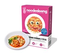 Noodeeloong Nouilles coupées au couteau - saveur de curry rouge thaï à la noix de coco - 207 g