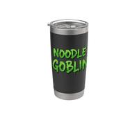 Noodle Goblin Instant Courgettes Spaghetti Nouilles Ramen Vertes Gobelet isotherme en acier inoxydable double paroi
