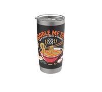 Noodle me this: why is happiness so steamy? Cute Ramen Gobelet isotherme en acier inoxydable double paroi