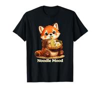 Noodle Mood Panda Roux Mignon avec Ramen, Super idée Cadeau T-Shirt