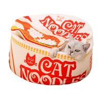 Noodle Shape Cat House, Soft Pet House Bowl, Cat Nest Bed Bowl, All Season Pet Kennel with Removable Cushion, 40x40x20cm, Comfortable Space for Small, Medium, & Large Dogs and Cats