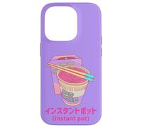 Noodles Shirt Soup Noodles Instant Pot Vaporwave Retro Style Coque pour iPhone 14 Pro