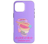 Noodles Shirt Soup Noodles Instant Pot Vaporwave Retro Style Coque pour iPhone 16 Pro Max