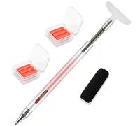 NOOEPC Kits d'art diamant pour adultes, stylo de cire rechargeable avec plaque de correction pour perceuse, stylos à pois pour loisirs créatifs, ongles