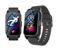 NOOGRRFA Alarme De Chute pour Personnes âgées, Montre Connectée avec Détection De Chute - Appel d'urgence Sos, Détection De Chute,Traceur GPS, Appel Vidéo HD 4g,étanchéité Ip67,Multilingue Black