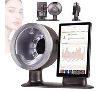 NOOGRRFA Analyseur Facial Intelligent IA,avec Écran HD 15,6",10 Modes D'imagerie Spectrale,Analyse De 18 Problèmes De Peau,Gestion des Données,avec Sonde Cutanée,Compatible avec 12 Langues