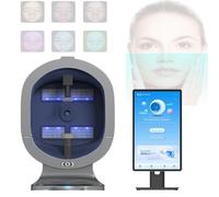 NOOGRRFA Appareil D'analyse De La Peau du Visage,Écran HD 15,6"/21,5",11 Spectres D'imagerie,Multilingue,Analyse De L'acné,des Points Noirs Et des Pores,Bilan Cutané Personnalisé 15.6in