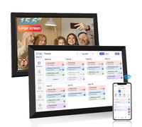 NOOGRRFA Calendrier Numérique 15,6 Pouces, Calendrier 3 en 1 Skylight - écran Tactile HD 1920 X 1080, Calendrier Mural électronique 2026 Et Tableau des Tâches Ménagères,Cadeau pour Les Amis Black