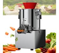 NOOGRRFA Hachoir Électrique Commercial pour Légumes,Transformation D'aliments pour Volailles,Diamètre du Tambour 250/280/350Mm,4 Lames,60-120Kg/H,Granulométrie Réglable,Alimentation Efficace