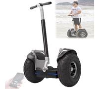 NOOGRRFA Hoverboard, Trottinette Électrique Auto-Équilibrée, Moulage Monobloc, Ascension À 35°, Charge 150Kg, Connexion Bluetooth, Écran 6,5 Pouces, Pneus 19 Pouces, avec Éclairage D'ambiance Black