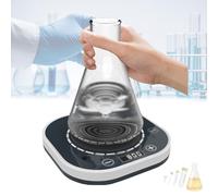 NOOGRRFA Mini Mélangeur Vortex Tactile,100-3000Tr/Min,Amplitude 4Mm,Démarrage par Induction,Zone Agrandie,Écran Numérique,pour Divers Récipients,Fonctionnement Normal,pour Vernis À Ongles,VM-400MAX