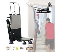 NOOGRRFA Monte-Escalier Électrique Portable,Capacité De 225-300Kg,1700-2300 Marches,2 Batteries Lithium 550W 48V,Autonomie De 2 À 4H,Transmission par Chenilles,Adapté À L'ingénierie,KIT1