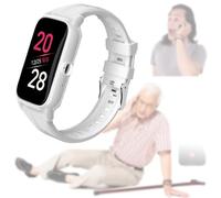 NOOGRRFA Montre Détecteur De Chute pour Seniors,Écran De 1,5",Communication Bidirectionnelle,Suivi GPS,Alerte Sos,Surveillance Multi-Utilisateurs,Multilingues,Suivi De La Santé,Alarme De Chute B