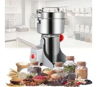 NOOGRRFA Moulin À Grains Électrique,800G/2500G,3000W/4200W,0 À 5Min,25000 À 32000Tr/Min,Rotation À 270°,Couteau en Acier 3 Plis,Granulométrie De 50 À 300Mesh,pour Grains Secs,Céréales,Café,Maïs,800g