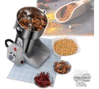 NOOGRRFA Petit Moulin À Grains Ménager,Broyeur Multifonction,800G-4 500G,Granulométrie De 50 À 300Mesh,3500W-5000W,Rotation À 180°,Minuterie De 5Min,pour Poivre,Céréales,Blé,Noix,1000g