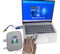 NOOGRRFA Scanner De Santé Multifonctionnel, Analyseur De Santé Magnétique Quantique, 53 Rapports, Analyse Corporelle, avec Écran LED, Compatible Windows, Facile À Utiliser, avec Clé USB