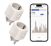 Nooie Smart Plug fonctionne avec Alexa Google Home Mini Smart Plug WiFi avec sécurité enfant et fonction de compte à rebours, pas besoin de Hub pour une maison intelligente (2 Pack)