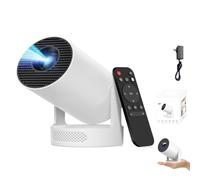 Nooks Projector,Mini Portable Projector 4K Ultra HD WiFi Bluetooth,180 Rotatable, Auto Keystone Correction, 4k Projectors with Built in Apps, Suitable for Home Theater, Gaming, Camping