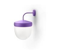Noon Lampe murale Pan 30 cm verre givré Lila