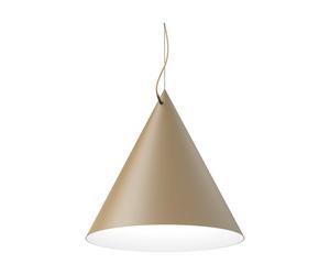 Noon Suspension Castor 60 cm Beige-beige clair-argenté
