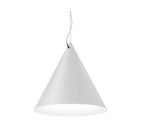 Noon Suspension Castor 60 cm Blanc-blanc-argent