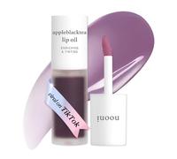 NOONI Huile à lèvres coréenne - Appleblacktea | longue durée, hydratant, repulpant, revitalisant pour les lèvres sèches, imperméable, aucun écaillage, couleur à lèvres hydratante