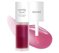 NOONI Huile à lèvres végétalienne coréenne aux graines de pomme - Pomme | Longue durée, hydratante, repulpante, revitalisante pour les lèvres sèches, imperméable, ne se décolle pas, hydratante