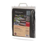 NOOR 011PREMIUMVL-3 Premium Non-tissé Anti-Mauvaises Herbes Gris foncé 1 x 15 m 90 g/m²