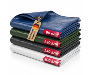 NOOR Bâche de Protection Easy - bâche en Tissu 90 g/m² - Verte 3x4 m