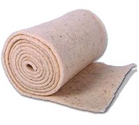 Noor Bandes à Enrouler en Laine de Mouton Marron 20 x 200 cm 100% Fibre Naturelle Épaisseur 4 mm