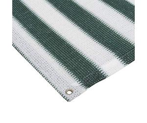 NOOR Brise-Vue pour Balcon 0,90 x 3 m I Brise-Vue pour Balcon Vert et Blanc avec œillets pour Un Maintien sûr I Protection Contre Le Vent résistant aux UV pour terrasses et clôtures