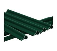 NOOR Lot de 15 Barres de Serrage de qualité supérieure - 19 x 1,5 cm - Vertes pour Bandes Brise-Vue