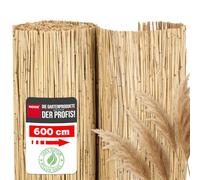 NOOR Panneau Brise-Vue en Roseau St. Tropez - 120 cm x 6 m - Naturel