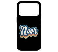 Noor Prénom Fille Style Vintage Années 70 80 Personnalisé Coque pour iPhone 17 Pro