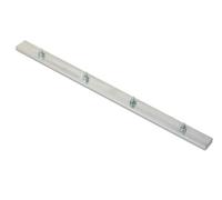 NOOR Rail de Fermeture pour bloqueur de Racines - Barrière Rhizome 70 cm - Rail en Aluminium de 3 mm d'épaisseur - Protège Le Jardin Contre Les dommages