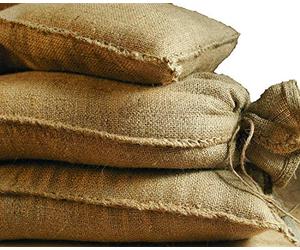NOOR Sacs en Jute 20 kg (30 x 60 cm), Lot de 10