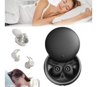 Noorasleep Snooze Pods Pro,Snoozepods Pro améliorés 2025, écouteurs Bluetooth, Noora Sleep avec étui intelligent, bouchons d'oreilles en silicone souples et confortables, réduction du bruit pour(Noir)