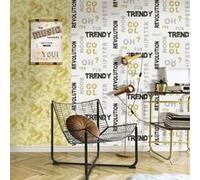 Noordwand Papier Peint Gris et Noir Revêtement Mural Décoration Salon Chambre G