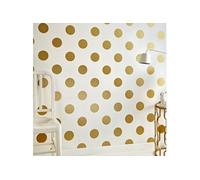 Noordwand Papier peint Kids @ Home Dotty blanc et doré Blanc