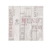 Noordwand Papier Peint, Revêtement Mural, Décoration de Salon Chambre à Coucher Salle de Séjour Bureau Maison Intérieur, Beige et Rose Rose G