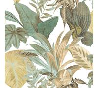 Noordwand Papier peint Topchic Big Leaves Vert et beige