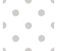 Noordwand Papier peint Urban Friends & Coffee Dots Blanc et gris