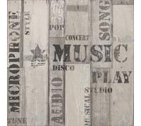Noordwand Papier peint Urban Friends & Coffee Wooden Planks Words