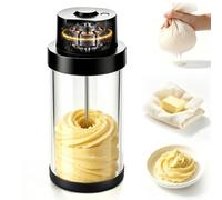 NOORNY Beurre électrique à baratte, pot en verre de 1,729 g en 10 à 30 minutes
