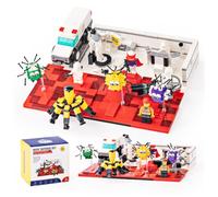 NOORZA Kit de Construction Éducatif STEM dès 6 Ans - Le Système Immunitaire en 741 Pièces avec Laboratoire, Ambulance, Cellules, Microbes et Figurines - Cadeau Enfant