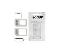 Noosy 3 en 1 nano sim vers carte micro sim et micro sim nano en carte sim standard en carte sim standard pour kit adaptateur pour tous les